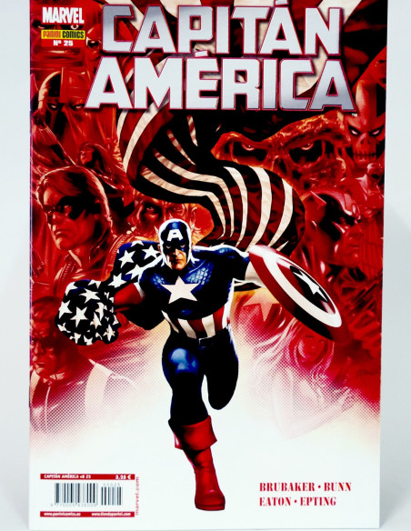 CÓMIC CAPITAN AMERICA 25 VOL.8 PANINI MARVEL GRAPA VOLUMEN DE KIOSCO