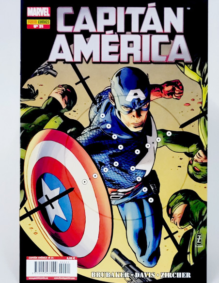 CÓMIC CAPITAN AMERICA 21 VOL.8 PANINI MARVEL GRAPA VOLUMEN DE KIOSCO