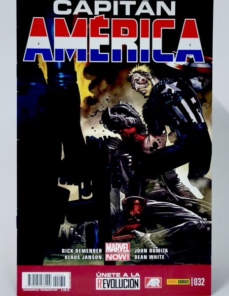CÓMIC CAPITAN AMERICA 32 VOL.8 PANINI MARVEL GRAPA VOLUMEN DE KIOSCO