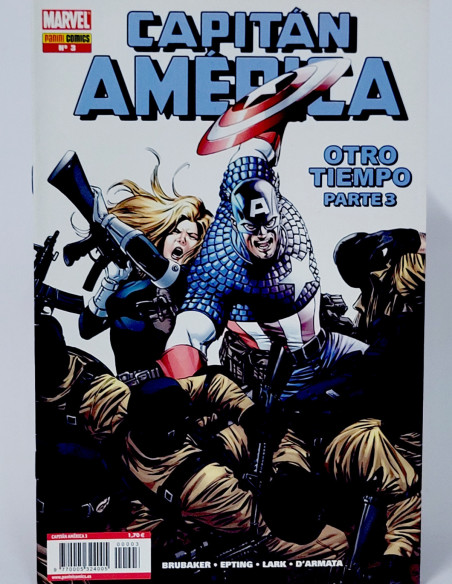 CÓMIC MARVEL KNIGHTS CAPITAN AMERICA 3 VOL.7 PANINI MARVEL GRAPA VOLUMEN DE KIOSCO