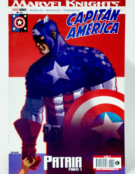 CÓMIC MARVEL KNIGHTS CAPITAN AMERICA 21 VOL.7 PANINI MARVEL GRAPA VOLUMEN DE KIOSCO