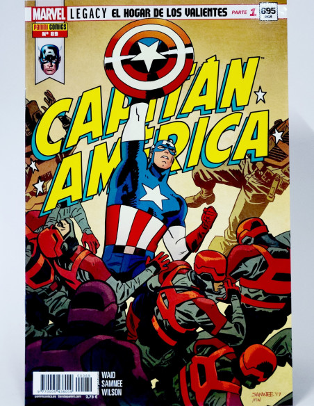 CÓMIC CAPITAN AMERICA 89 VOL.8 PANINI MARVEL GRAPA VOLUMEN DE KIOSCO
