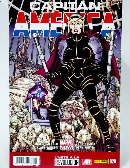 CÓMIC CAPITAN AMERICA 28 VOL.8 PANINI MARVEL GRAPA VOLUMEN DE KIOSCO