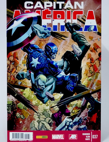 CÓMIC CAPITAN AMERICA 37 VOL.8 PANINI MARVEL GRAPA VOLUMEN DE KIOSCO