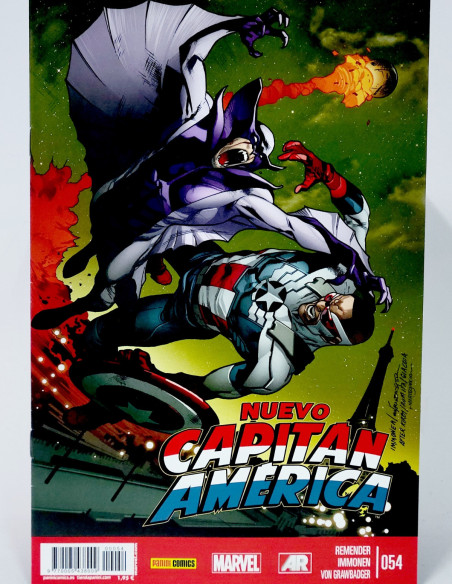CÓMIC NUEVO CAPITÁN AMÉRICA 54 VOL.8 PANINI MARVEL VOLUMEN GRAPA DE KIOSCO