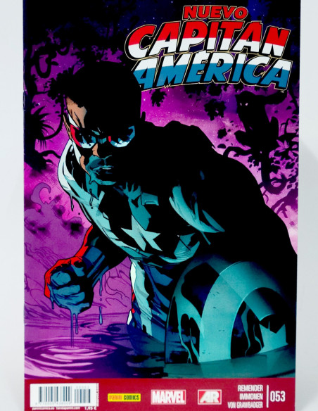 CÓMIC NUEVO CAPITÁN AMÉRICA 53 VOL.8 PANINI MARVEL VOLUMEN GRAPA DE KIOSCO