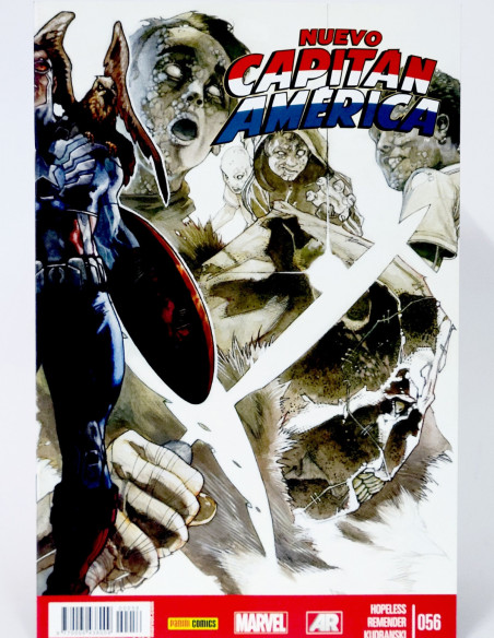 CÓMIC NUEVO CAPITÁN AMÉRICA 56 VOL.8 PANINI MARVEL VOLUMEN GRAPA DE KIOSCO