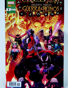 CÓMIC UNIVERSO MARVEL LA GUERRA DE LOS REINOS 3...