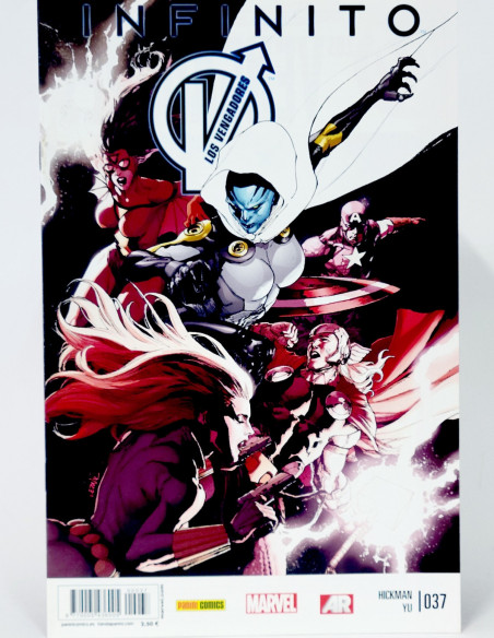 CÓMIC LOS VENGADORES 37 INFINITO VOL.4 PANINI MARVEL GRAPA VOLUMEN DE KIOSCO