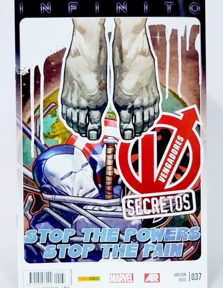 CÓMIC VENGADORES SECRETOS 37 INFINITO 4 PANINI MARVEL GRAPA DE KIOSCO