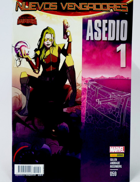 CÓMIC NUEVOS VENGADORES ASEDIO 59 VOL.2 PANINI MARVEL GRAPA VOLUMEN DE KIOSCO