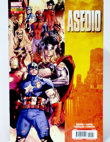 CÓMIC ASEDIO 4 PANINI MARVEL GRAPA DE KIOSCO