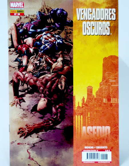 CÓMIC VENGADORES OSCUROS 16 ASEDIO PANINI MARVEL GRAPA DE KIOSCO