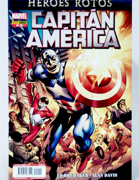 CÓMIC CAPITÁN AMÉRICA 19 HEROES ROTOS VOL.8 PANINI MARVEL GRAPA VOLUMEN DE KIOSCO