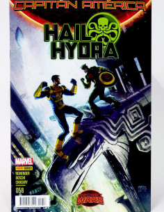 CÓMIC CAPITÁN AMÉRICA 58 HAIL HIDRA VOL.8 PANINI MARVEL...