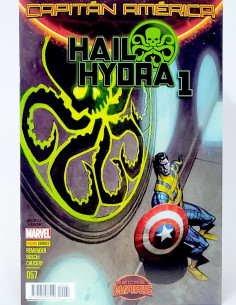 CÓMIC CAPITÁN AMÉRICA 57 HAIL HIDRA VOL.8 PANINI MARVEL...