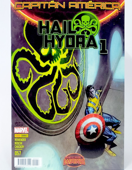 CÓMIC CAPITÁN AMÉRICA 57 HAIL HIDRA VOL.8 PANINI MARVEL GRAPA VOLUMEN DE KIOSCO
