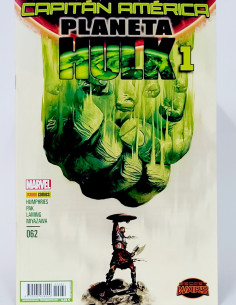 CÓMIC CAPITÁN AMÉRICA PLANETA HULK 62 VOL.8 PANINI MARVEL...