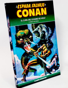 CÓMIC LA ESPADA SALVAJE CONAN 12 CUBIL GUSANO HIELO TAPA...