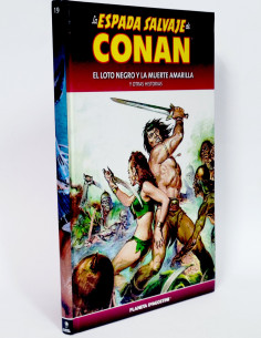 CÓMIC LA ESPADA SALVAJE CONAN 19 LOTO NEGRO TAPA DURA...