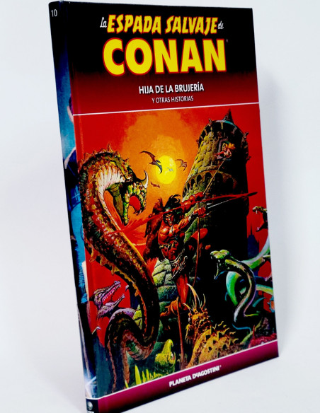 CÓMIC LA ESPADA SALVAJE CONAN 10 HIJA DE LA BRUJERÍA TAPA DURA PLANETA DEAGOSTINI EXCELENTE ESTADO