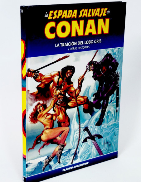 CÓMIC LA ESPADA SALVAJE CONAN 38 TRAICIÓN LOBO GRIS TAPA DURA PLANETA DEAGOSTINI EXCELENTE ESTADO
