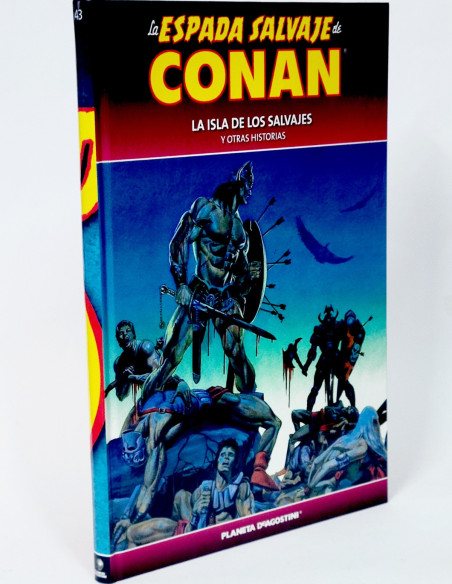CÓMIC LA ESPADA SALVAJE CONAN 43 LA ISLA DE SALVAJES TAPA DURA PLANETA DEAGOSTINI EXCELENTE ESTADO