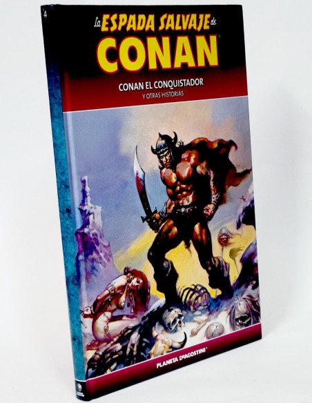 CÓMIC LA ESPADA SALVAJE CONAN 4 CONAN EL CONQUISTADOR TAPA DURA PLANETA DEAGOSTINI EXCELENTE ESTADO