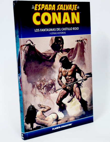CÓMIC LA ESPADA SALVAJE CONAN 5 FANTASMA CASTILLO ROJO TAPA DURA PLANETA DEAGOSTINI EXCELENTE ESTADO