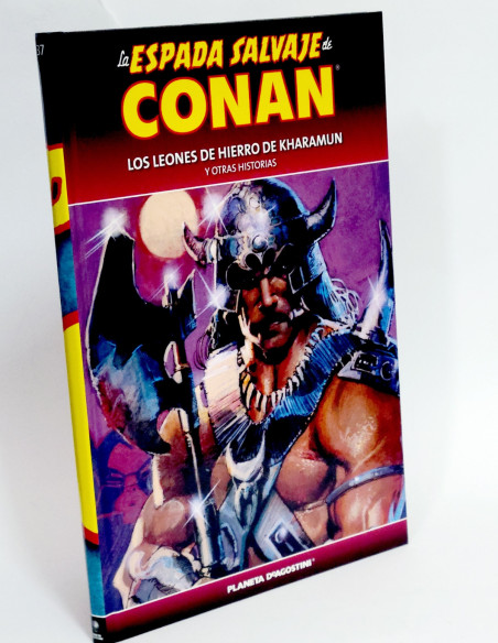CÓMIC LA ESPADA SALVAJE CONAN 37 LEONES HIERRO TAPA DURA PLANETA DEAGOSTINI EXCELENTE ESTADO