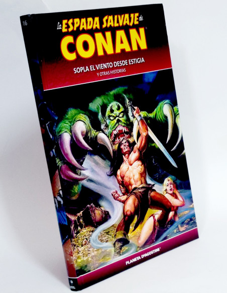 CÓMIC LA ESPADA SALVAJE CONAN 16 SOPLA VIENTO ESTIGIA TAPA DURA PLANETA DEAGOSTINI EXCELENTE ESTADO