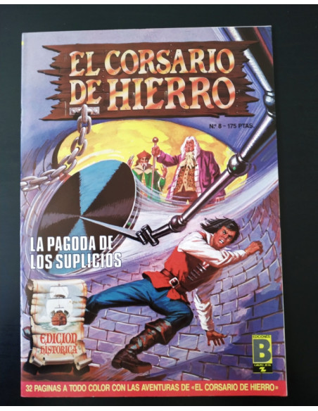 DE KIOSCO EL CORSARIO DE HIERRO 8 EDICION HISTORICA EDICIONES B