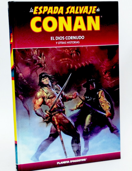 CÓMIC LA ESPADA SALVAJE CONAN 61 EL DIOS CORNUDO TAPA DURA PLANETA DEAGOSTINI EXCELENTE ESTADO