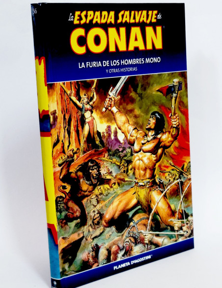 CÓMIC LA ESPADA SALVAJE CONAN 56 FURIA HOMBRES MONO TAPA DURA PLANETA DEAGOSTINI EXCELENTE ESTADO