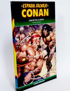 CÓMIC LA ESPADA SALVAJE CONAN 57 SANGRE EN LA ARENA TAPA...