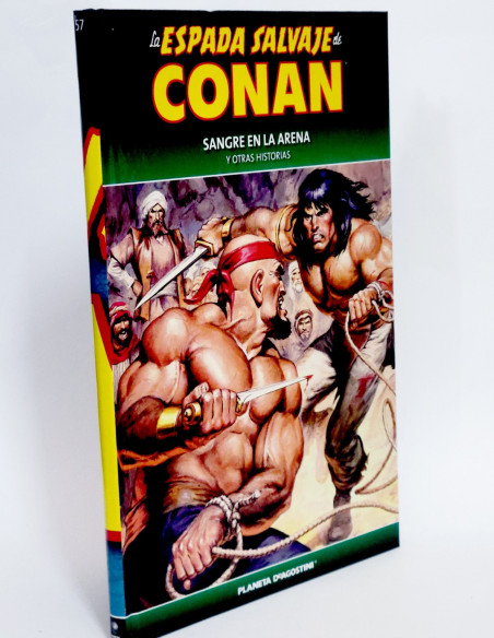 CÓMIC LA ESPADA SALVAJE CONAN 57 SANGRE EN LA ARENA TAPA DURA PLANETA DEAGOSTINI EXCELENTE ESTADO