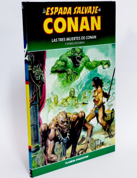 CÓMIC LA ESPADA SALVAJE CONAN 66 TRES MUERTES DE CONAN TAPA DURA PLANETA DEAGOSTINI EXCELENTE ESTADO