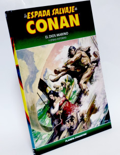 CÓMIC LA ESPADA SALVAJE CONAN 63 EL DIOS MARINO TAPA DURA...