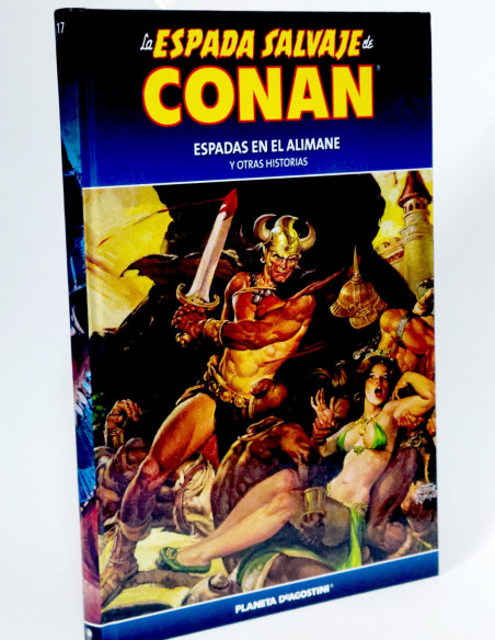 CÓMIC LA ESPADA SALVAJE CONAN 17 ESPADAS EN EL ALIMANE TAPA DURA PLANETA DEAGOSTINI MUY BUEN ESTADO