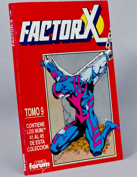 CÓMIC FACTOR X 41 AL 45 RETAPADO TOMO 9 FORUM MARVEL BUEN ESTADO