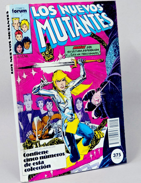 CÓMIC LOS NUEVOS MUTANTES 36 AL 40 RETAPADO FORUM MARVEL BUEN ESTADO