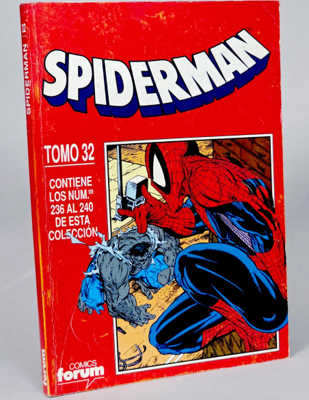 CÓMIC SPIDERMAN 236 AL 240 RETAPADO FORUM MARVEL (SPIDER-MAN) NORMAL/BUEN ESTADO