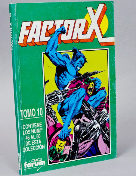 CÓMIC FACTOR X TOMO 10 RETAPADO DEL 46 AL 50 FORUM MARVEL NORMAL ESTADO