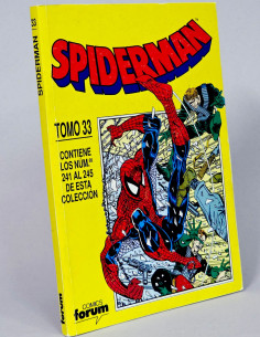 CÓMIC SPIDERMAN 241 AL 245 RETAPADO TOMO 33 VOL.1 FORUM...