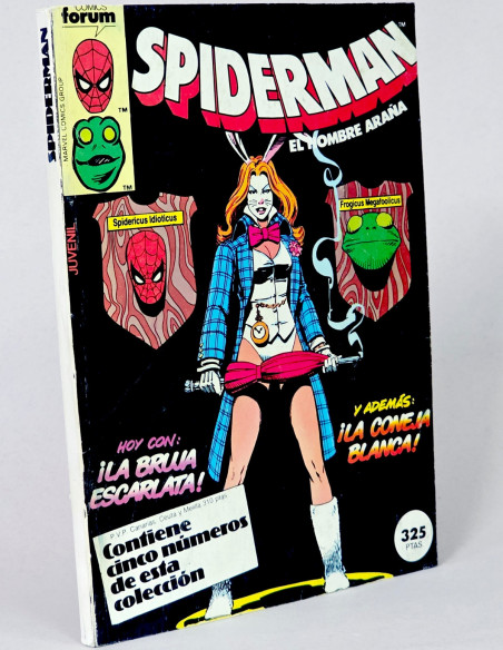 CÓMIC SPIDERMAN 86 AL 90 RETAPADO VOL.1 FORUM MARVEL (SPIDER-MAN) VOLUMEN MUY BUEN ESTADO