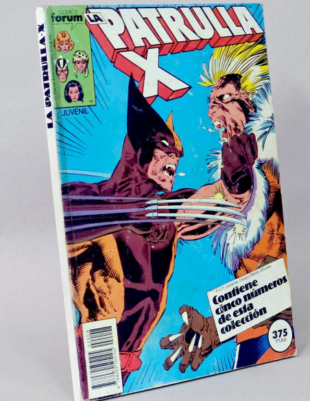 CÓMIC LA PATRULLA X 72 AL 76 RETAPADO VOL.1 FORUM MARVEL VOLUMEN BUEN ESTADO