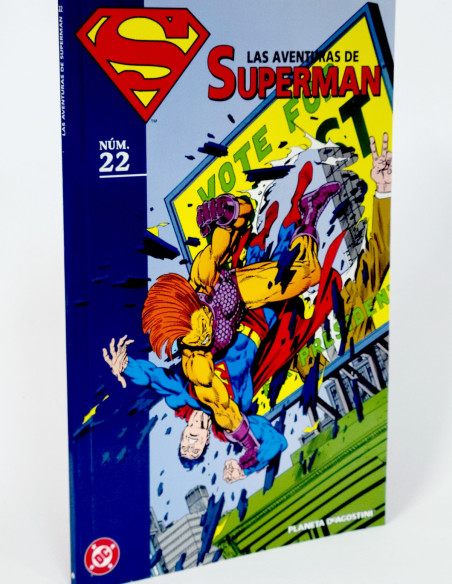 CÓMIC LAS AVENTURAS DE SUPERMAN 22 COLECCIONABLE DC PLANETA DEAGOSTINI DE KIOSCO