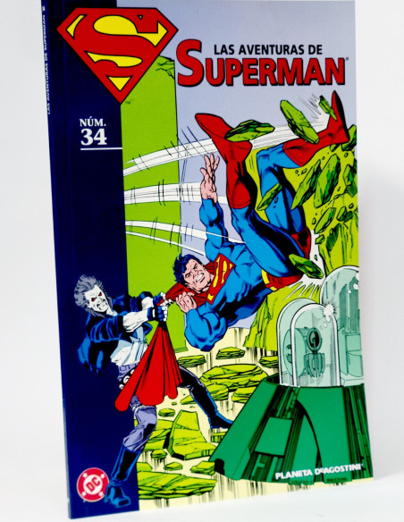 CÓMIC LAS AVENTURAS DE SUPERMAN 34 COLECCIONABLE DC PLANETA DEAGOSTINI DE KIOSCO