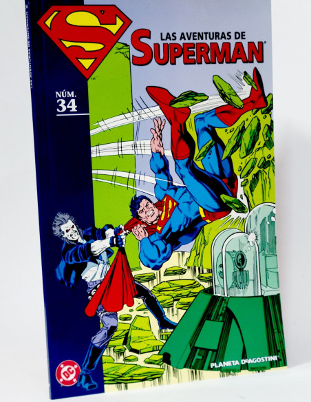 CÓMIC LAS AVENTURAS DE SUPERMAN 34 COLECCIONABLE DC PLANETA DEAGOSTINI DE KIOSCO