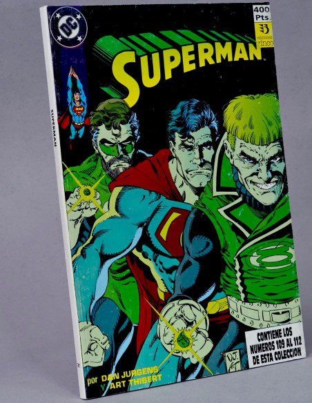 CÓMIC SUPERMAN 109 AL 112 RETAPADO 31 EDICIONES ZINCO DC EXCELENTE ESTADO